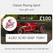 Load image into Gallery viewer, Classic Racing Spirit Gift Card