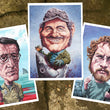 Load image into Gallery viewer, JAWS set of 3 signed art prints by Paul Garner
