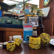 Load image into Gallery viewer, Quint’s Large Yellow Barrel Limited Edition Gin Art Bottle.
