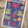 Load image into Gallery viewer, JAWS set of 3 signed art prints by Paul Garner
